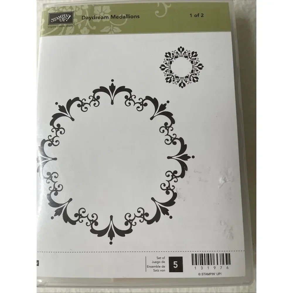 Stampin' Up! Daydream Medallions # 1 of 2 Scrapbooking Card Making Stamp Set